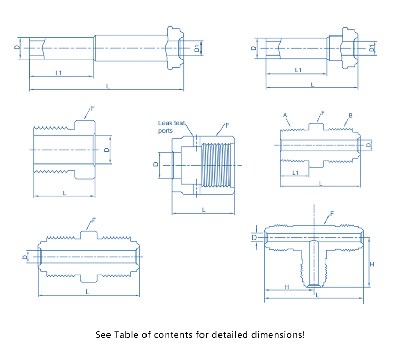 Face Seal Fittings