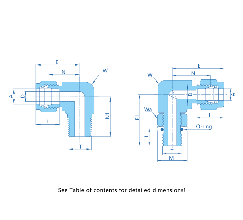 Tube Fitting Elbow