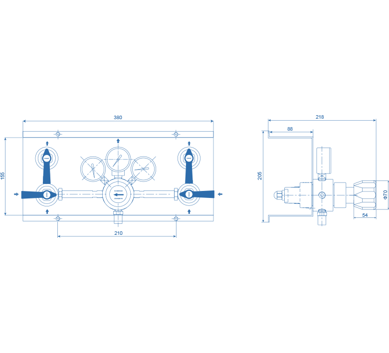 Pressure Control Panels - Automatic Change Over System