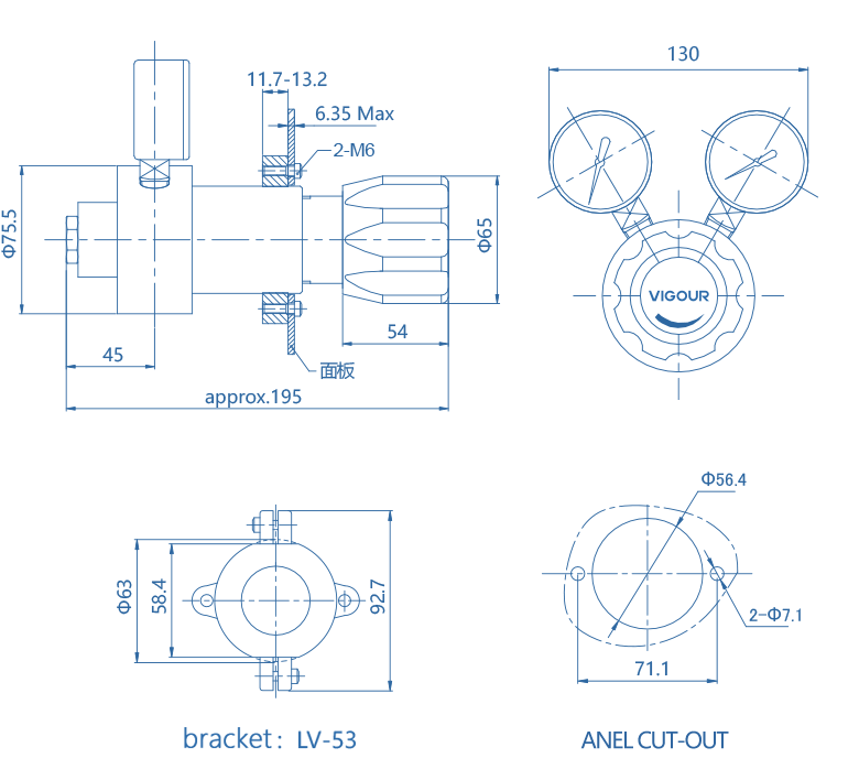 High Pressure Self-venting Regulator