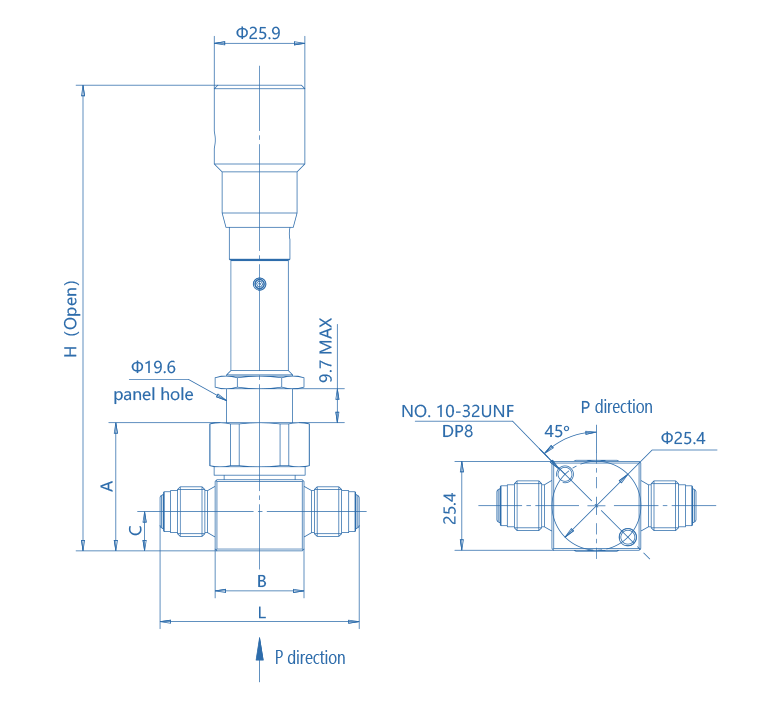 Metering Bellows Valve